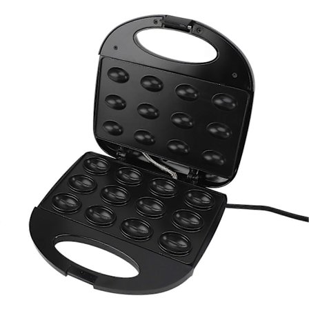 Valnøddekage Maker Elektrisk Valnøddekage Maker Dobbeltsidet Opvarmning Nonstick Mini Nødde Vaffeljern Maskine