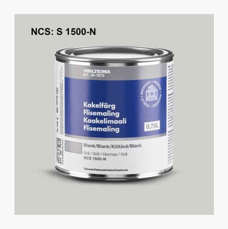 Biltema - Flisemaling grå 0 75 liter