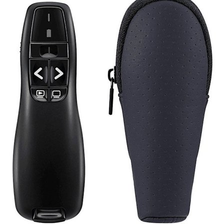 TB-032 PPT Presenter, 2.4G, Multifunksjonell Presenter, Presentasjonspenn for Kontorbruk, Trådløs Presenter, R400 Fjernkontroll