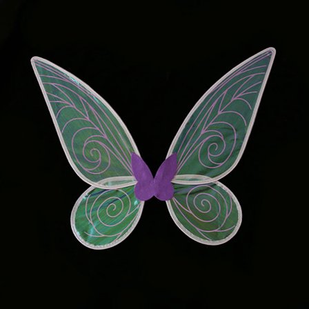 Fairy Elf Princess Angel Wings För Kvinnor Flickor Party Kostymer Yellow