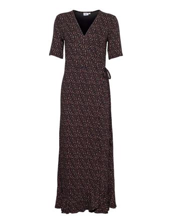 Minasz Maxi Wrap Dress Brown Saint Tropez