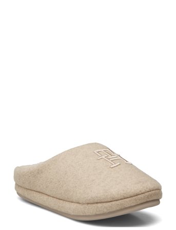 Tommy Hilfiger Th Embroidered Basics Slipper - Beige - 38 x 37