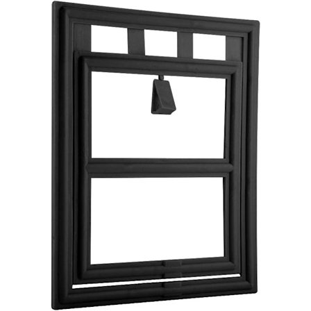 Klap til kæledyr, kattelem, selvlukkende myggenet, sort, 4 tilstande