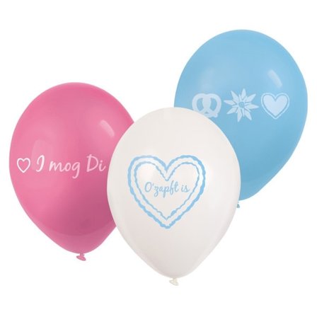 Bierfest Festival ballonger, 6 stycken 9 tum (22,8 cm)