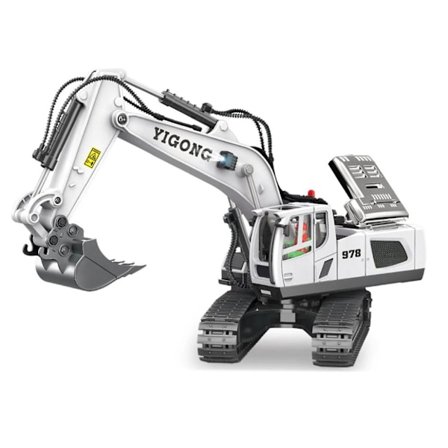 1:20 Fjernstyret Gravemaskine Dumper Lastbil Bulldozer 2.4Ghz RC Legetøjslastbiler til Børn