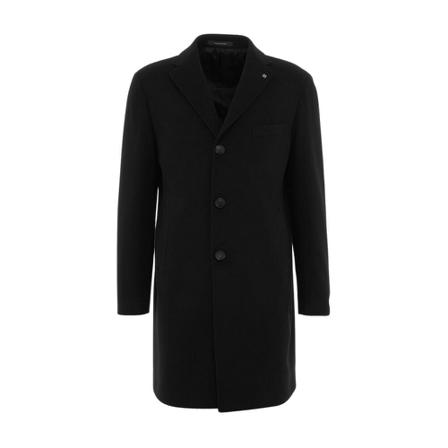 Tagliatore, Coat Cfbm 13X 350001 N5051 22 Czarny, Mężczyzna, Rozmiar: M