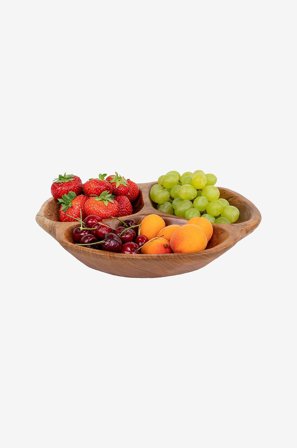 House Nordic - Teakskål Nola, Ø30 cm - Brun - Småförvaring - Från Homeroom