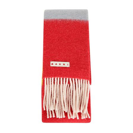 Marni Scarves , Rood , Heren , Maat: ONE Size Sjaals