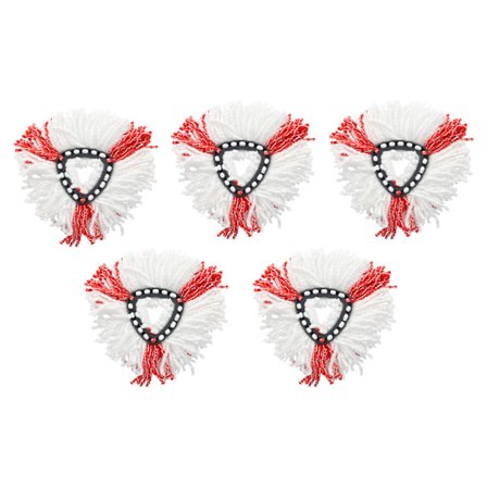 5st roterande mopphuvuden utbyte mopp refills Fiberduk kompatibel för Vileda hushållsrengöringsverktyg