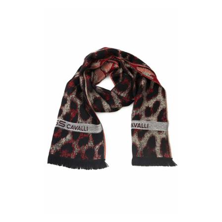 Cavalli Class Winter Scarves svart, Herr Halsdukar, Herr, Storlek: ONE SIZE
