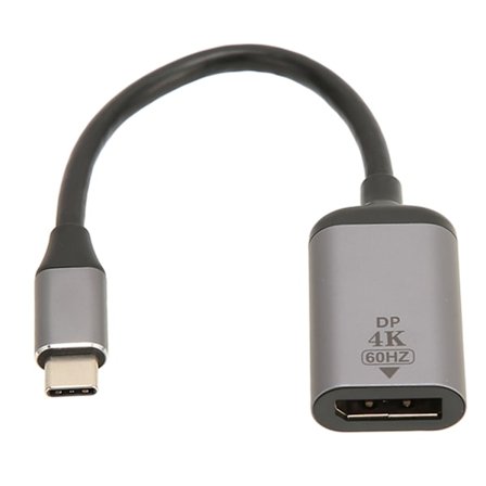 USB C til DisplayPort-adapter 4K 60Hz skridsikkert design Plug and Play USB C til Mini DP-adapter til tablet VR-øretelefon