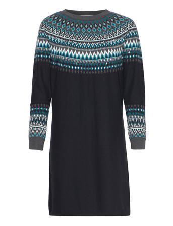 Dresses Flat Knitted Kort Kjole Navy Esprit Casual