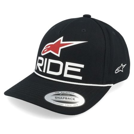 Alpinestars - Svart adjustable Keps - Ride Comp Hat Black/White/Red Adjustable @ Hatstore