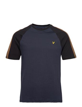 Colour Block T-Shirt T-shirt Blå Lyle & Scott