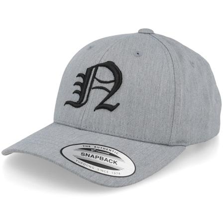 Kiddo Cap - Grau adjustable Cap - Kids N Letter 3d Heather Grey Adjustable @ Hatstore