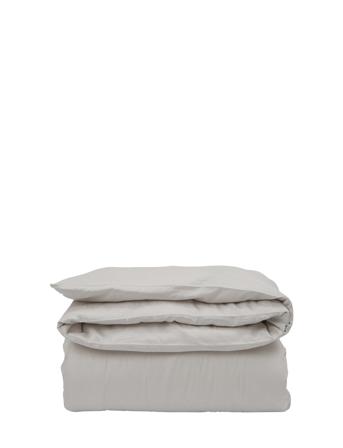 Hotel Lyocell Stripe Lt Beige/White Duvet Home Textiles Bedtextiles Duvet Covers Beige Lexington Home*Betinget Tilbud