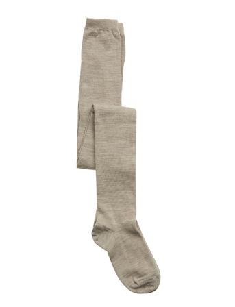 Wool/Cotton Tights Socks & Tights Tights Creme Mp Denmark