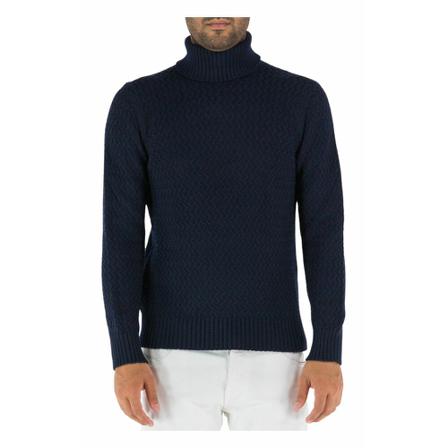Circolo 1901 Turtlenecks Blå, Herre Rullekraver