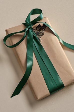 Jotex - Face Bånd Mørk grønn - DOUBLE - Kjøp Gavepapir & gavebånd hos Jotex