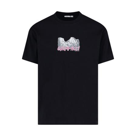 Gramicci, T-Shirts Zwart, Heren, Maat:S