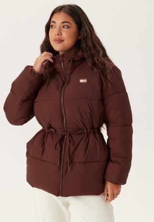 TOMMY JEANS-Tjw Hooded Midi Puffer Jacket-L