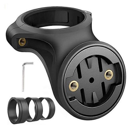 Sadelpinds kvartdrejningsbeslag til Garmin Varia RTL510 RTL515 RVR315 Bagudsyn - Passer til 27,2 mm 30,9 mm 31,6 mm stænger Sadelpind