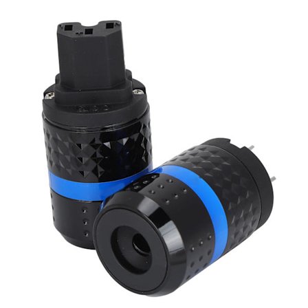 Monosaudio M102R/F102R 2 st ljudströmskontakt Ren koppar rodiumpläterad ljudströmskontakt 100‐