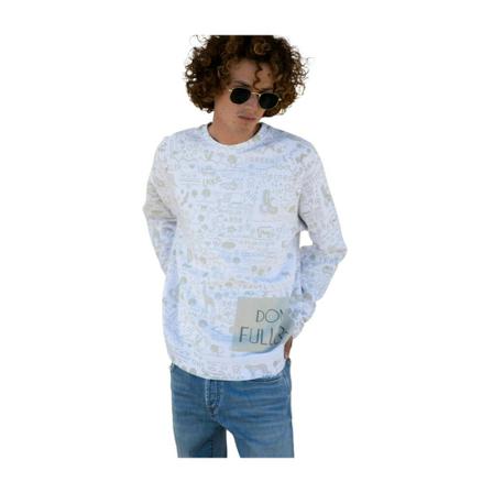 Don The Fuller Sweatshirts , Wit , Heren , Maat: L