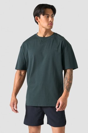 Everyday Relaxed T-shirt Men Dark Green
