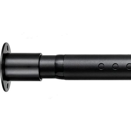 Suihkuverhotanko, musta, 73-100 cm