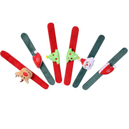 Juldekoration litet träd fawn racket cirkel barn vuxna armband Julklapp (gubbe + litet träd *2+ hatt *2+ fawn)