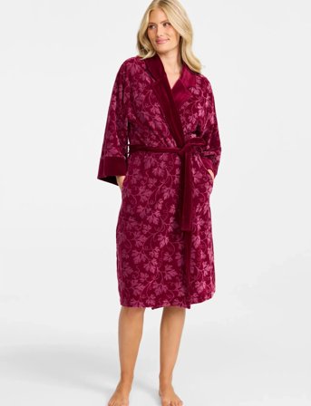Damella of Sweden Robe - Burgundy - M
