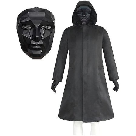 Squid Game Pomo Puku Naamio Cosplay Tuotteet Haalari Elokuva Halloween Asusteet Lahjat-y