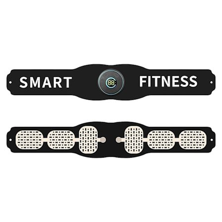 Abdominal Muskel Treningsbelte Fitness Apparat Abs Maskin Abdominal Toningsbelte Trening Bærbar Abs Stimulator Myoplastisitet 10 Treningsmønstre