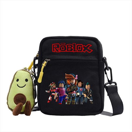 roblox olkalaukku - crossbody kangaskassi - musta 3