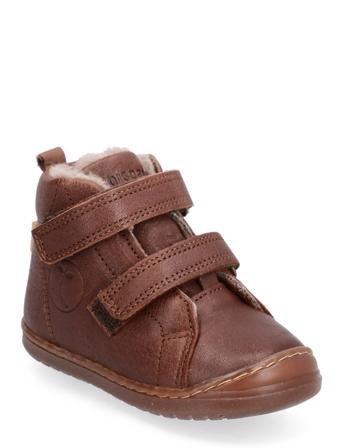 Bisgaard Rudi V Tex Shoes Pre Walkers 18-25 Winter Boots W. Velcro Brun Bisgaard*Betinget Tilbud