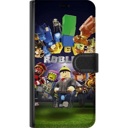 Kompatibel Tegnebogsetui til Xiaomi Redmi 14C Roblox Verden - Gaming Eventyr for Børn og Unge