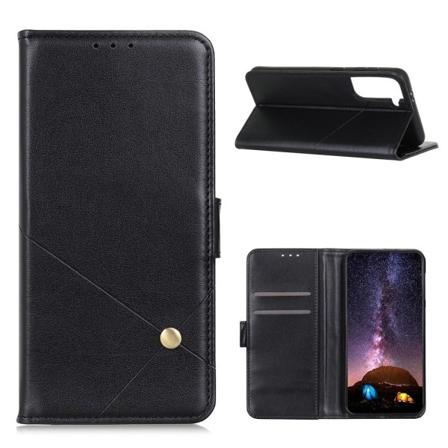 Samsung Galaxy S21 Plus - Nit Dekor Fodral - Svart Black Svart