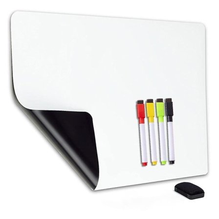 Tcgg Magnetisk Whiteboard med 4 Pennor