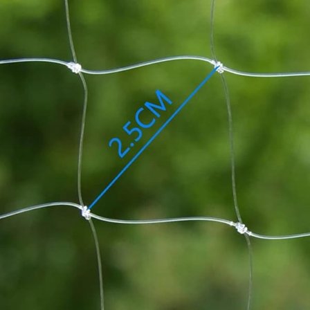 Kattnät för balkong och fönster – Fågelnät och fruktskyddsnät 10x10 m / 5×5m, transparent säkerhetsnät