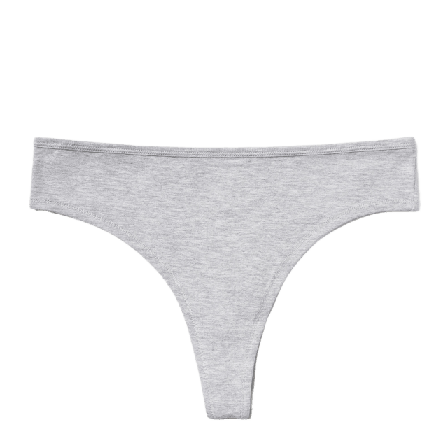 Å WOMAN Stringtrosa i bomull MIRA Trosor Grå L