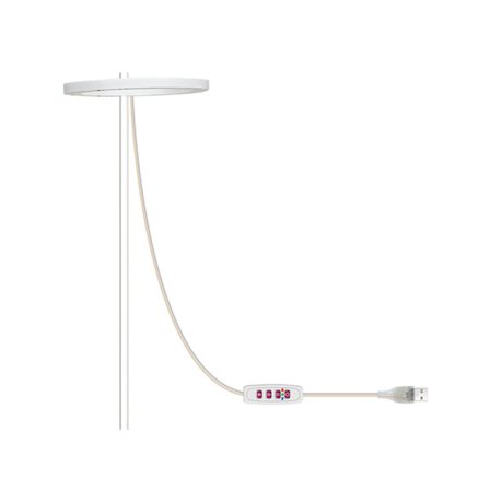 LED Plant Grow Light 5 dimbara lägen Timing USB LED-växtlampa för suckulenter krukväxter