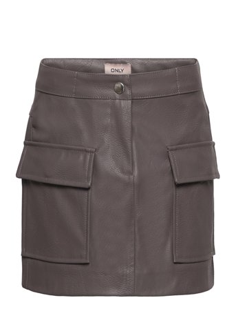 Kogvera Faux Leather Skirt Cp Otw Dresses & Skirts Skirts Short Skirts Lilla Kids Only*Betinget Tilbud