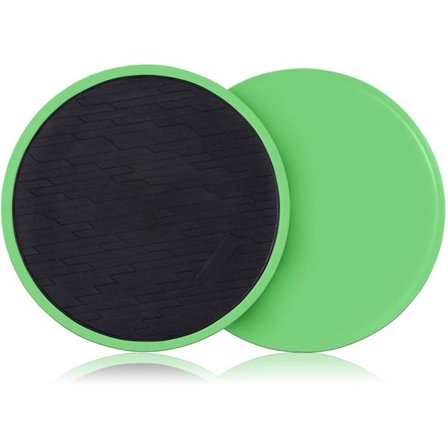 Liukukiekot matolle ja parketille - Kaksipuoliset liukukiekot vatsalihastreeniin - Tehokkaat ja kannettavat