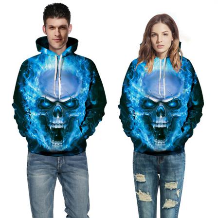 Unisex 3d Digitaltryckta Printed Hoodie För Män Kvinnor(xl)