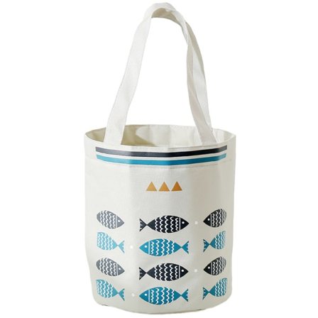 IC Lunsjveske for menn og kvinner Isolerte Lunchboks Bærbar Grå