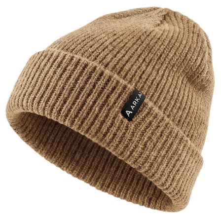 Nordic | Gorro de pescador de punto de canalé marrón oscuro para hombres - Gorros de punto
