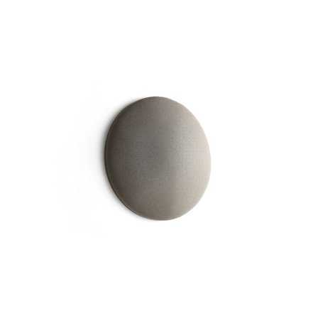 Acoustic panel POLY, arched circle, Ø550x140 mm, wall mounted, brown