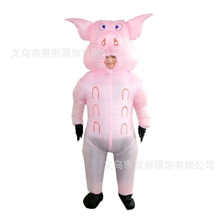 Oppblåsbar Halloween-kostyme for Captain America klovneshow-kostyme for kveldsforestilling