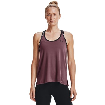 Under Armour Women's UA Knockout Tank Short sleeved fitness sweater Purple XS